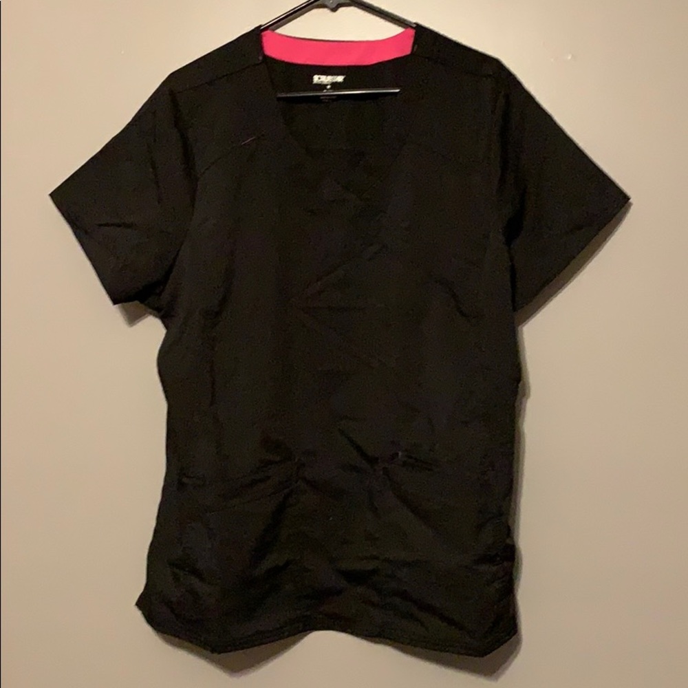 Black scrub top. Scrubstar. Size XL.